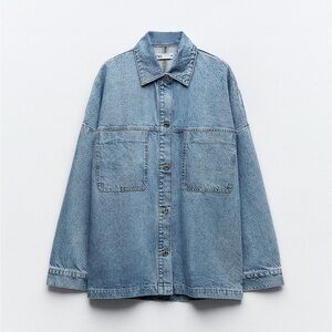 (NWT) Zara Oversized Denim Jacket